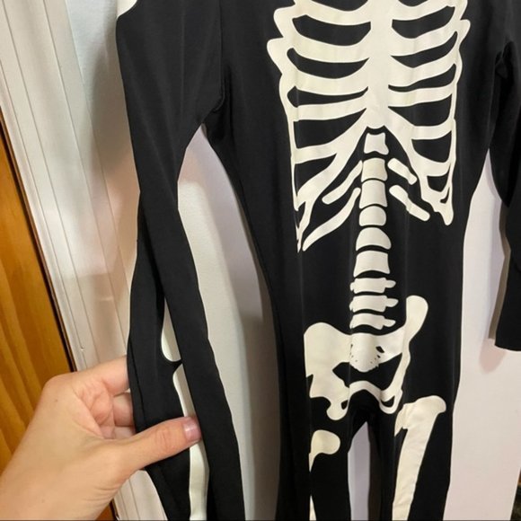 Skeleton Black Body Suit - Picture 3 of 4